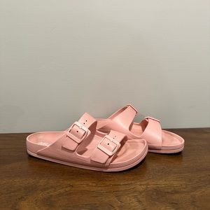 Pink women's sandals